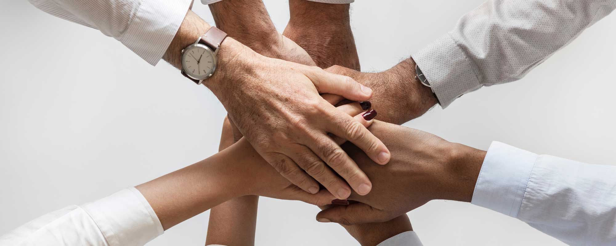 hands uniting